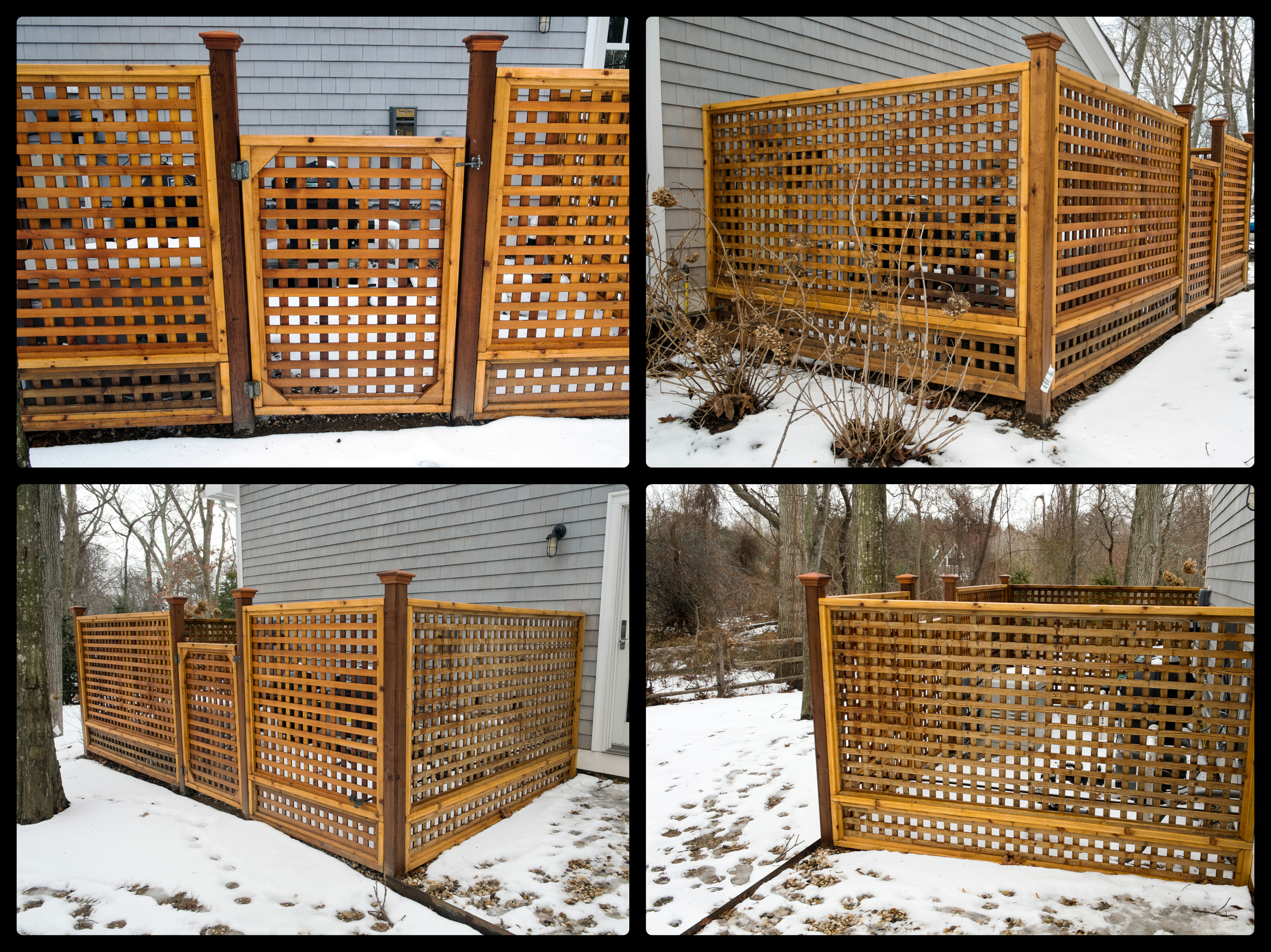Fence Hiding Pool Equipment – Shelter Island, NY