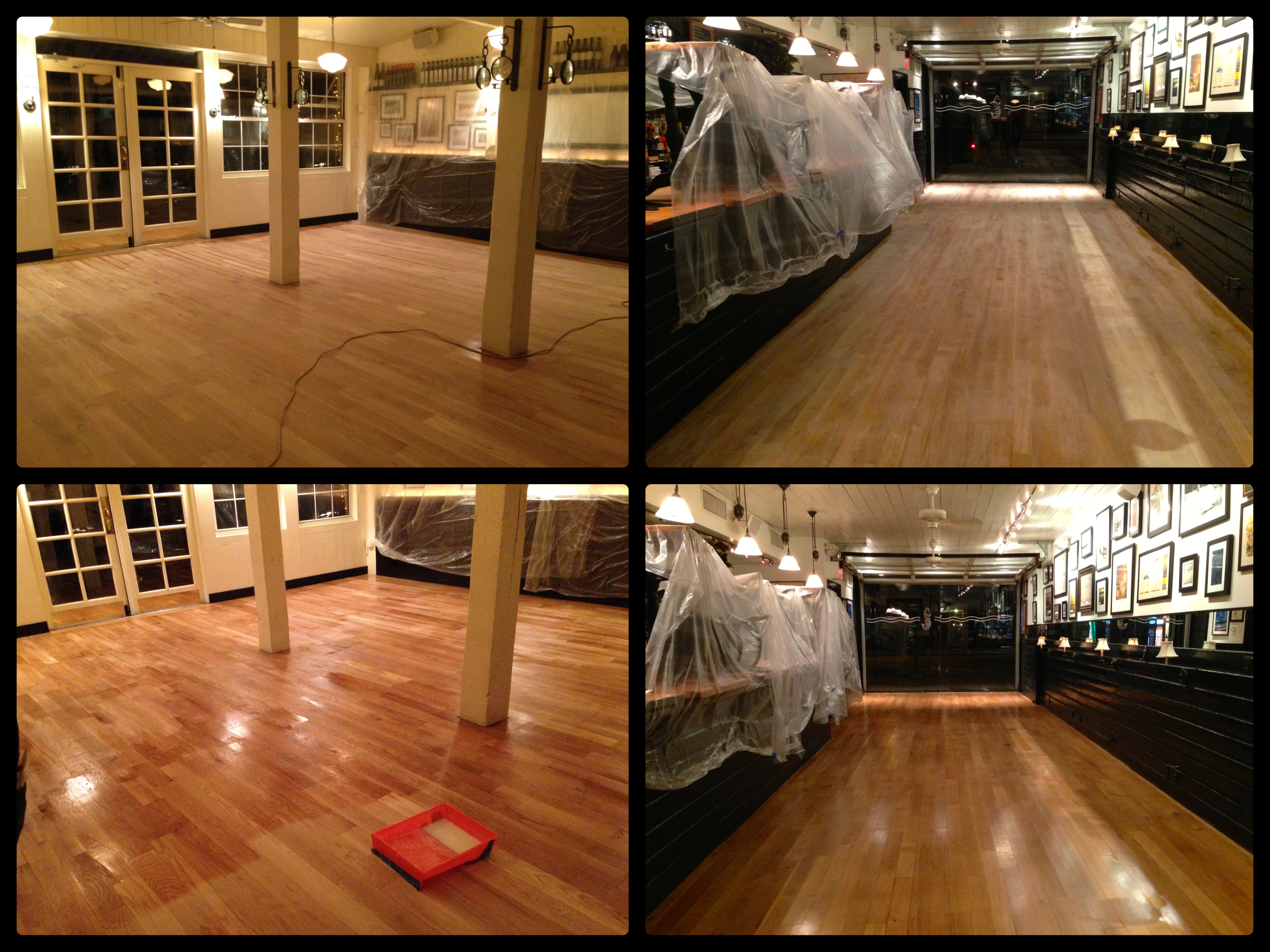Refinish Entire Floor Overnight – East Village