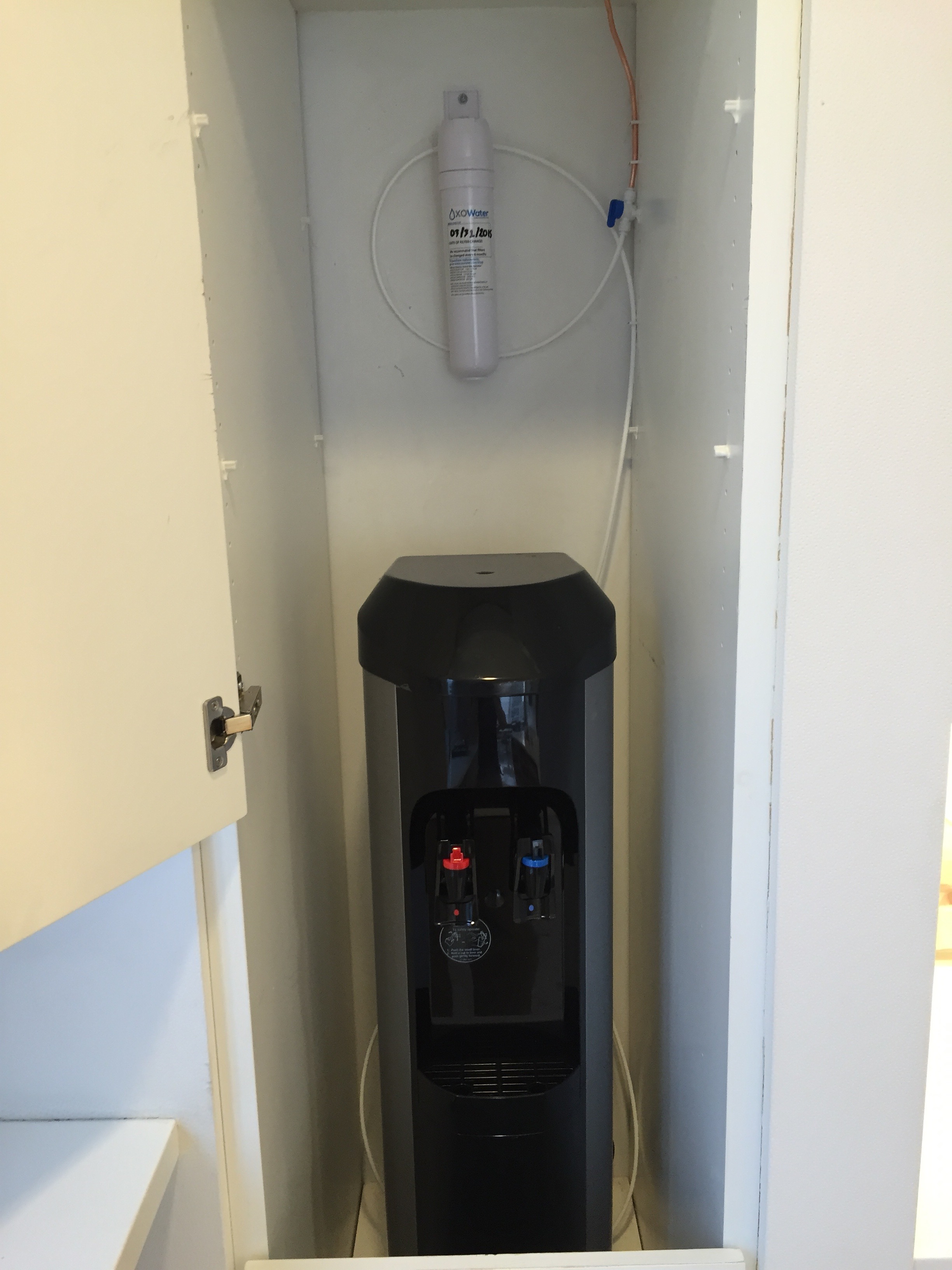 Bottleless Cooler located 50' from water supply
