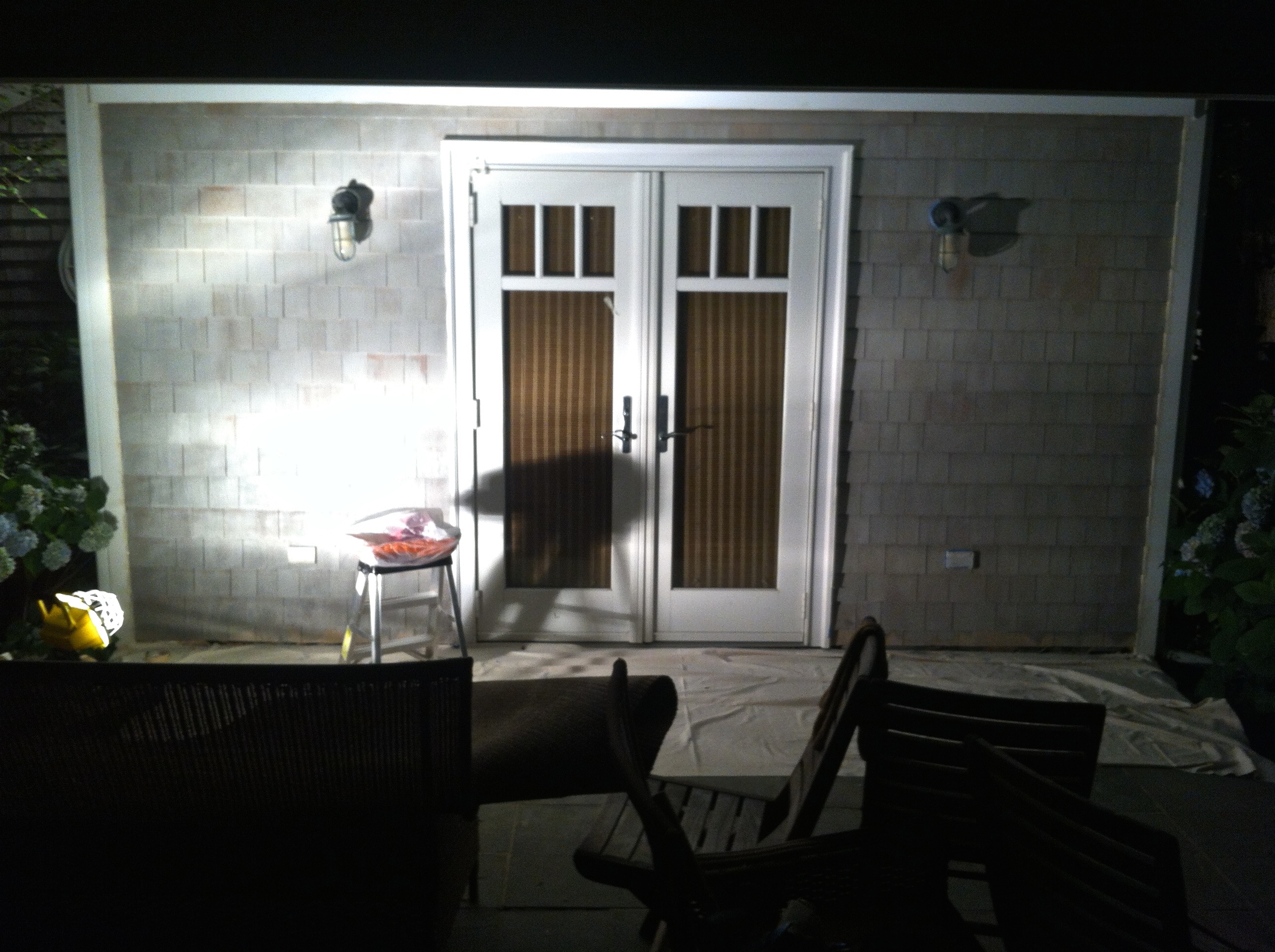 Pool House Clean + Restain